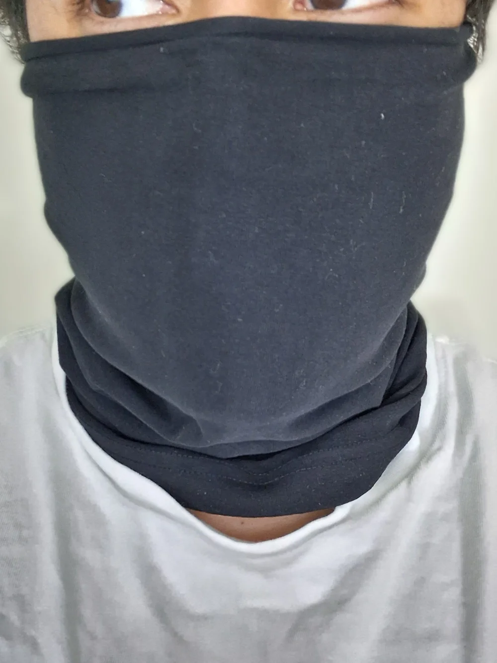 Black Men's Neck Gaiter
